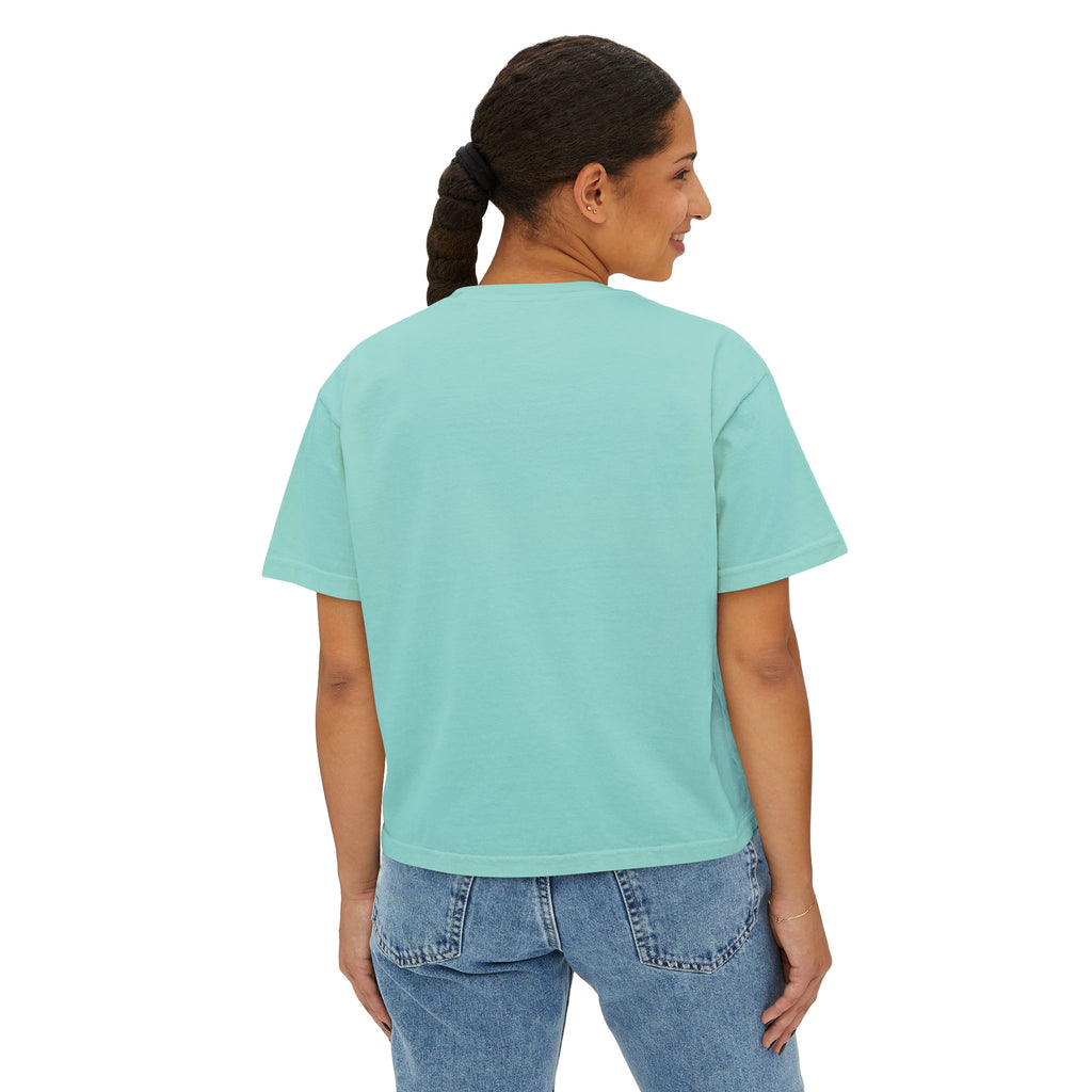 Paris Cat Tee — Comfort Colors Boxy Graphic Tee