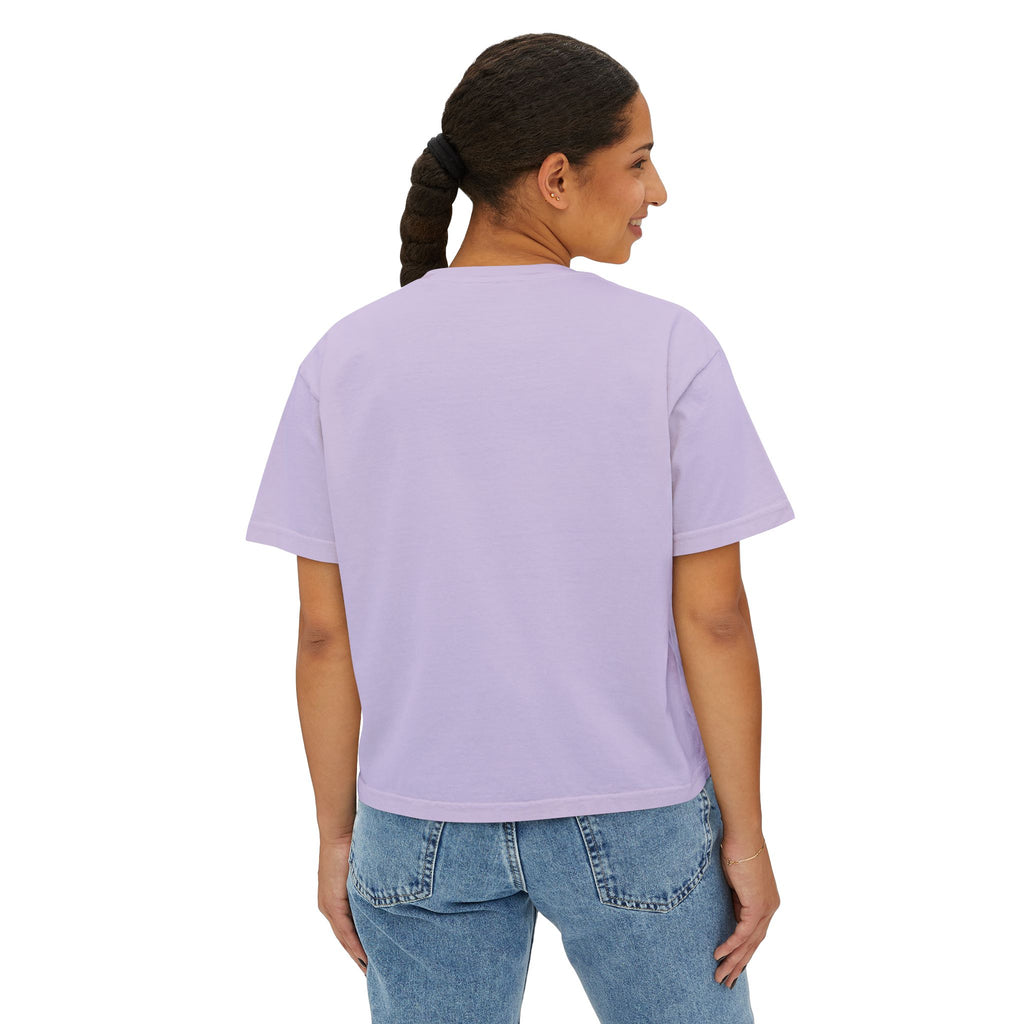 Paris Cat Tee — Comfort Colors Boxy Graphic Tee