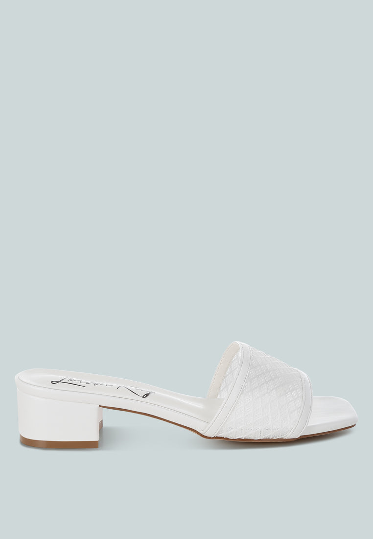 Faria Slip-On Low Block Heels